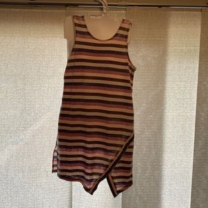 🎉 2/$25 Striped Te Verde knit mini dress